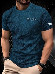 New men’s T-shirt for Summer 2026 quick-drying tennis breathable sportswear