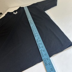 Hanes Heavyweight 50/50 Black Short Sleeve Shirt Size Medium