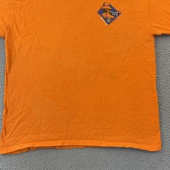 Vintage Panama Jack Shirt Mens XL Orange Short Sleeve Graphic Outdoor 90s USA