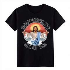 Retro Sunset Jesus Disappointments Funny Sarcastic Christian Unisex T-Shirt