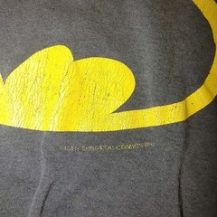 Vintage Retro 1980s Batman T-shirt DC Comics 80s Tee Shirt 1989 Black Yellow