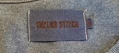 Taylor Stitch Heavy Bag Tee Tie Dye T-Shirt Men’s Sz 36 (S) Knit Cotton Blue