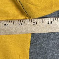 Mecca USA Shirt Mens XL Yellow Graphic Patch Raglan Streetwear 100% Cotton