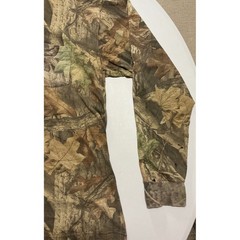 VTG RedHead Advantage Timber Camo Henley XL Thrashed Distressed Hunting Shirt