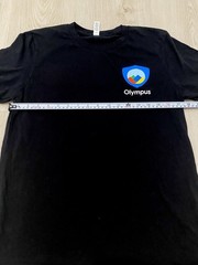 Google Olympus Project Promo T Shirt Medium Black Cotton Employee Tech Swag Mens