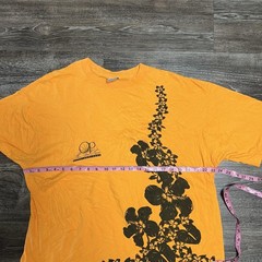 Vintage Ocean Pacific Shirt Mens XL Orange Floral Surf Graphic 1993 USA Tee