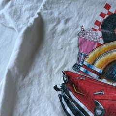 Chevrolet The Fabulous 50s T-Shirt XL White Bel Air Joe Blow Ts
