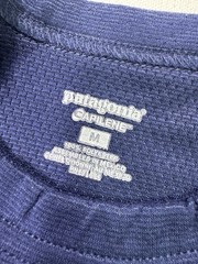 Patagonia Shirt Mens Medium Navy Capilene Midweight Base Layer Hiking Outdoor