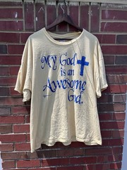 Vintage 90s Funny God is Like Fruit of the Loom Jesus T-shirt Gifts S-5XL