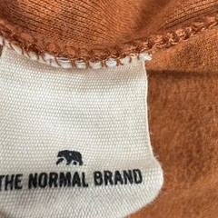 The Normal Brand Henley Shirt Mens 2XL Orange Long Sleeve Casual Comfort