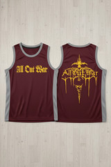 NEW 2 Sides All Out War Band Album Basketball Jersey All Size EN126