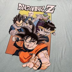 Dragon Ball Z Goku Vegeta Piccolo T Shirt Mens XL Blue DBZ Anime Graphic Tee