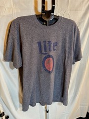 Lite A Fine Pilsner Beer T-Shirt Size XL Classic Logo Miller Port & Company