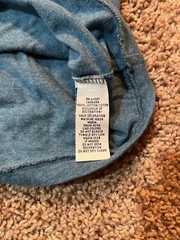 Polo Ralph Lauren Men’s Medium Blue Heather Orange Pony S/S Tee Crew Neck