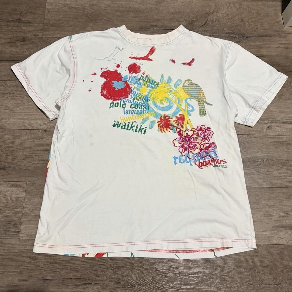 VINTAGE Y2K REQUEST Hawaii surf wear summer beach AOP t-shirt XLARGE