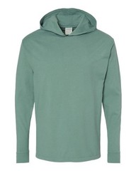 Comfortwash By Hanes Unisex Garment-Dyed Jersey Hooded Long Sleeve T-Shirt – GDH