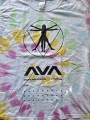 Angels And Airwaves 2021 Lifeforms Tour Shirt Sz L Tie Dye Tom Delonge Blink 182