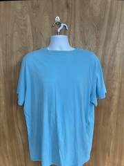 Nike Graphic Swoosh Logo T-Shirt Men’s XXL Blue Short Sleeve Cotton Casual Tee