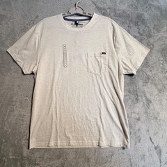 Chubbies The Bowl of Oatmeal Pocket T-Shirt Mens Medium M Cream Tan Gray Casual