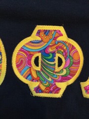 Theta Phi Alpha Fraternity / Sorority Sewn Letters Retro Cotton T Shirt M 38-40