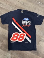 Vintage 1990s Ford Quality Care NASCAR Racing T-Shirt Dale Jarrett’s #88
