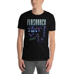 Flashback retro computer video game Amiga C64 Short-Sleeve Unisex T-Shirt