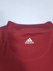 Adidas Shirt Mens XXL Red Climacool Athleisure Lounge Wear Performance Crew Neck