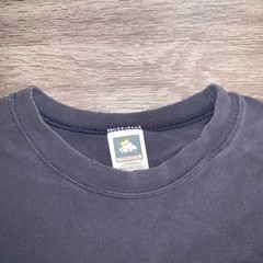 Vintage Faded Blue Microsoft SQL Server 7.0 Embriodered Knit Tech T-Shirt Sz. XL
