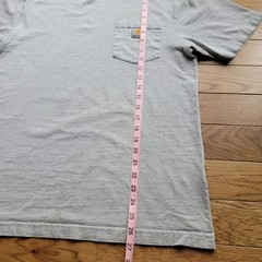Carhartt Light Gray Work Casual T-Shirt w/ Pocket, Original Fit Size Small