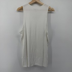 Todd Snyder Tank Top Mens L White Ribbed Tank Top KN1270422 Pima Cotton Modal