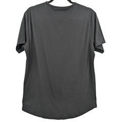 Cuts Black Hem T Shirt Minimalist Streetwear Athleisure Basic Essential Large