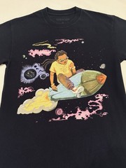 Takeoff Migos The Last Rocket Tshirt Med Black SS Rare 2018 Atlanta Rap Hip Hop