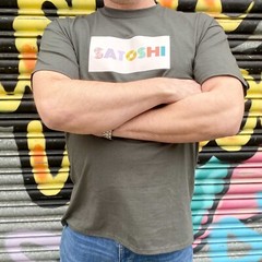 Satoshi Bitcoin T-Shirt Dark Grey – BTC Cryptocurrency Satoshi Nakamoto – New