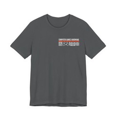 Computer Games Hardware Crew Tee | Front & Back Logo T-Shirt