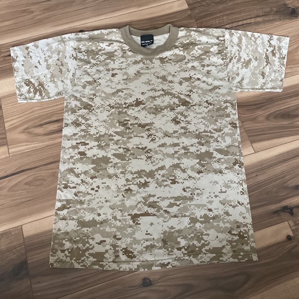 Vintage Mil-spec Digital Camo T Shirt Large Single Stitch USA