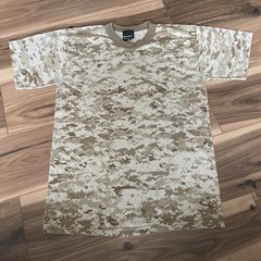 Vintage Mil-spec Digital Camo T Shirt Large Single Stitch USA