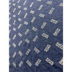 Michael Kors Men’s Allover Print Indigo Blue White Shirt Tee Size Large L New