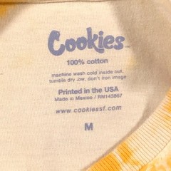 COOKIES SF Original Logo Crystal Wash Tie Dye Tee T Shirt Size Medium M B10