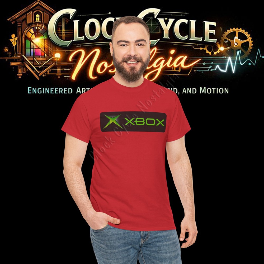 2001 Original Xbox Logo T-Shirt – Retro 128-Bit Gaming Graphic Tee – Classic