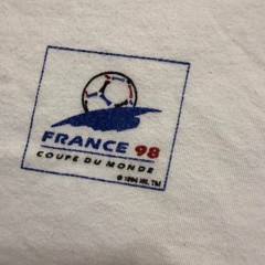 Vintage 1998 France World Cup Soccer Coupe Du Monde World Cup T-Shirt Size M