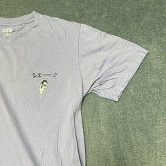 Uniqlo T Shirt Mens Medium Light Blue Crew Neck Everyday Wear All Day Comfort