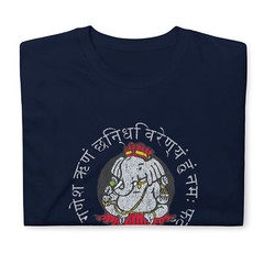 Ganesh Unisex Shirt, Lord Ganesha Hindu Elephant God Gift, Om Mantra Ganpati