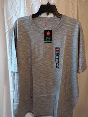 Hanes Ultimate X-Temp Mens Size XXL(50-52) Short Sleeve T-Shirt Odor Control 2xl