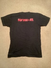 Vintage THE SOPRANOS ON A&E JUST GOT MADE Promo Promotional Black Shirt Large L