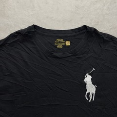 Polo Ralph Lauren Mens 2XB Big Pony Embroidered Black T-Shirt Short Sleeve Tee