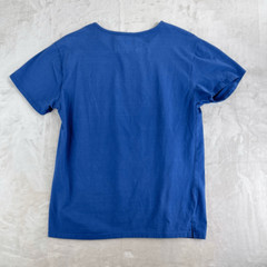 PASSPORT Shirt Mens M Blue Heavyweight Comfort Stretch Travel Pocket Tee