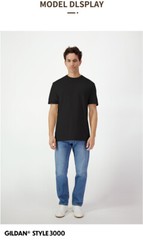 Custom Personalized Front & Back 150g/5.29oz Pure Cotton Short Sleeves T-shirt