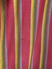 Vintage Europe Craft Sweater Mens Small Multicolor Stripe Mock Neck 80s