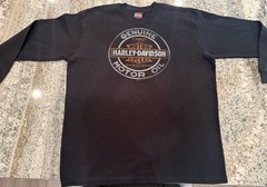 HARLEY DAVIDSON Vintage Tee Shirt ST JOE / JOSEPH MISSOURI Long Sleeve XL NICE!