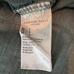American Eagle Super Soft Men’s Standard Fit Logo Crew Neck Tee Lot 2 Size L